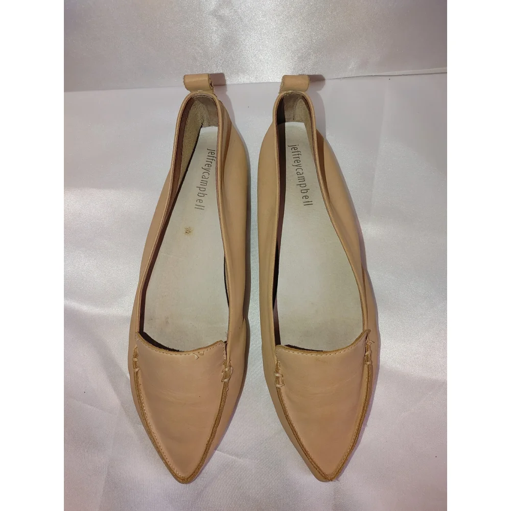 Jeffrey Campbell Vionette Leather Flats Size 8.5